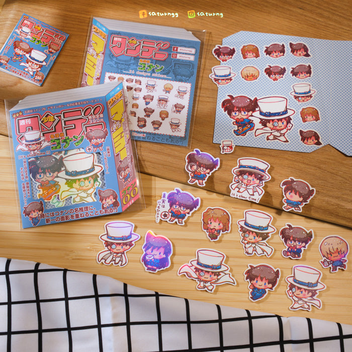 !!! Detective Conan Holographic Sticker Pack