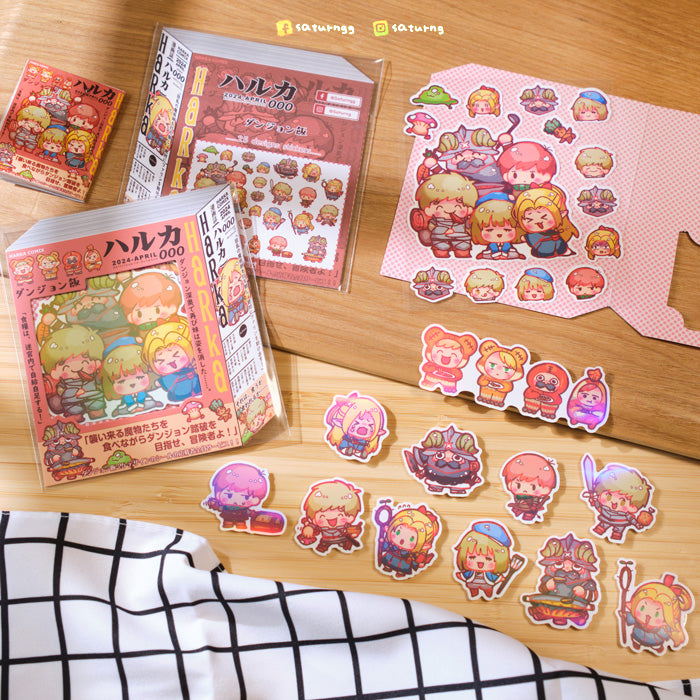!!! Dungeon Meshi Holographic Sticker Pack