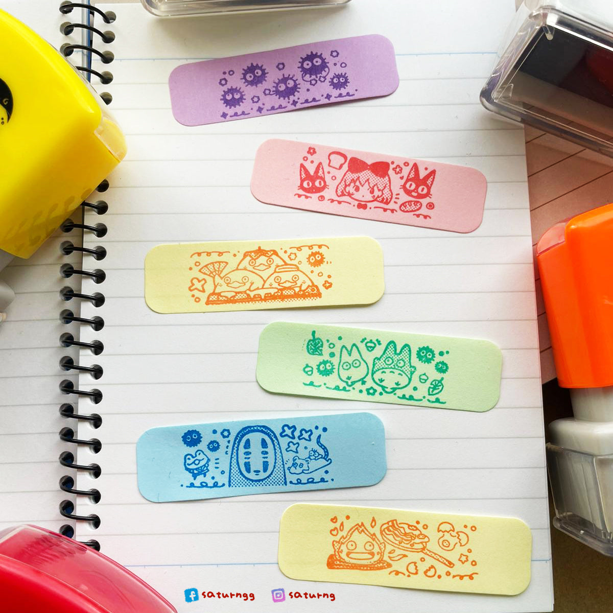 !!! Ghibli Rectangular Stamp
