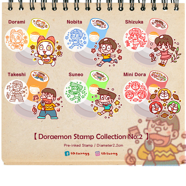 Doraemon Pre inked Stamp No.2