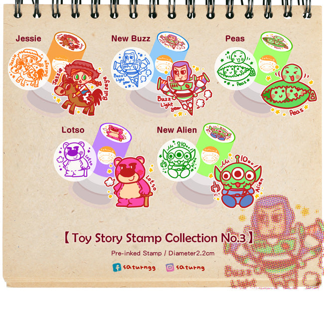 Toy Story No.3 Pre inked Stamp