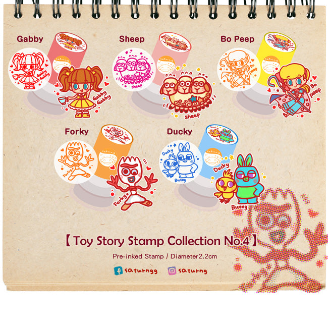 Toy Story No.4 Pre inked Stamp