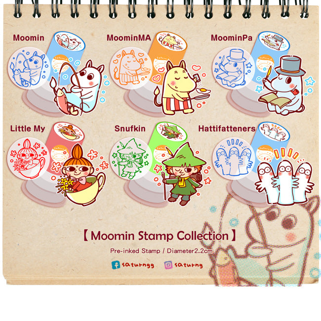 Moomin Pre inked Stamp
