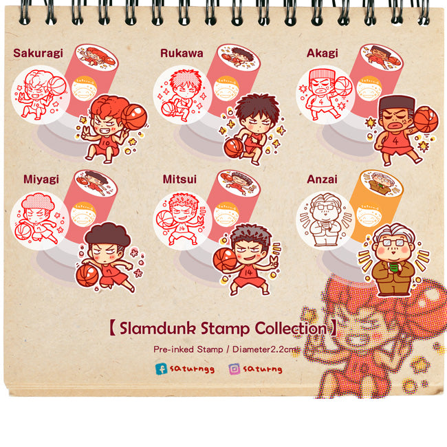 Slamdunk Pre inked Stamp