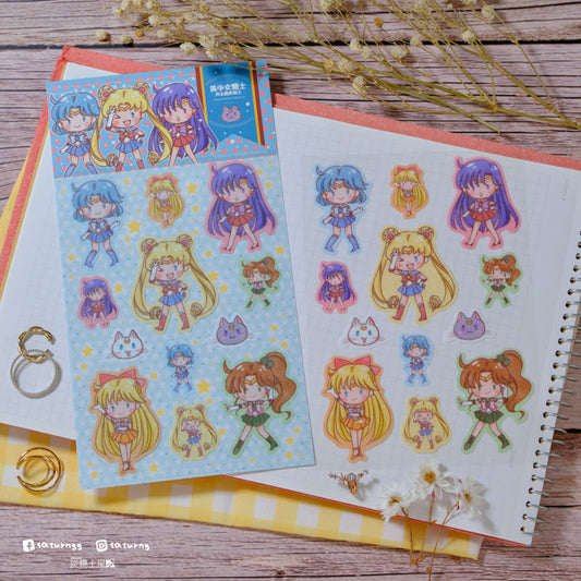 Sailor Moon Inner Solar System - Washi Stickers