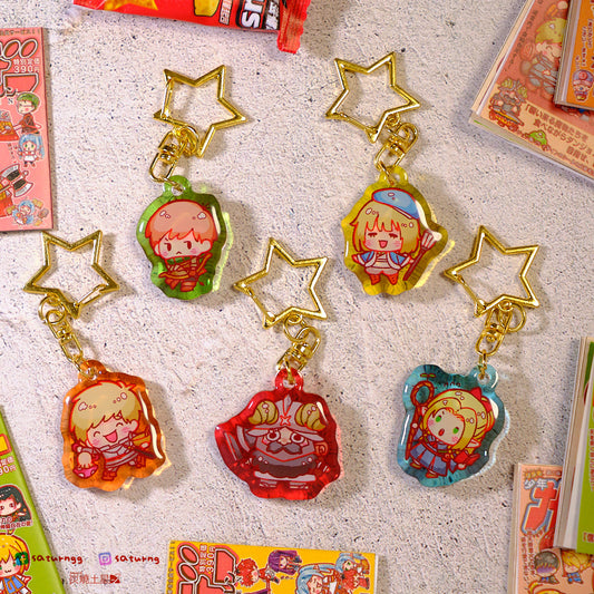 Delicious in Dungeon / Dungeon Meshi - Epoxy-coated Acrylic Keychain