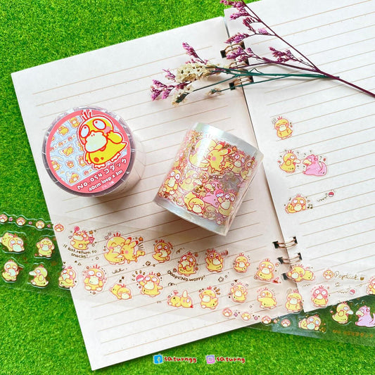 !!! Psyduck Foil-stamped Die-cut PET Tape