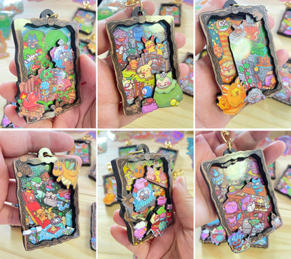 !!! Pokopia 3-Layer 3D Wooden Charms