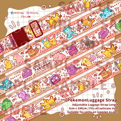 !!! Pokemon Luggage Strap