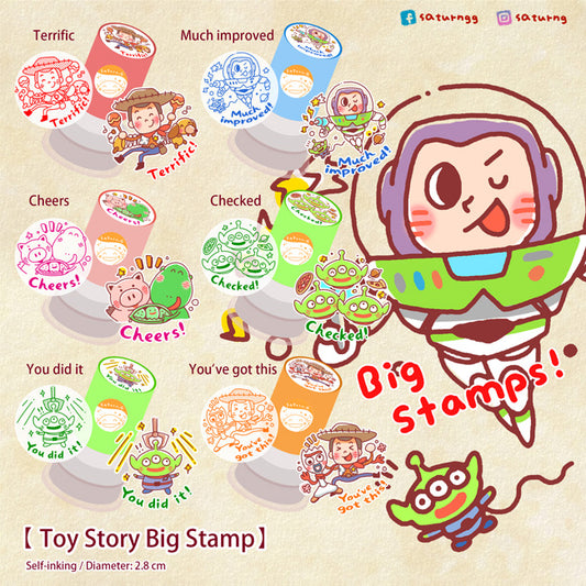 !!! Toy Story (English) Big Pre inked Stamp