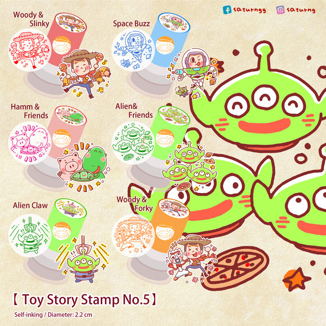 !!! Toy Story No.5 Pre Inked Stamp